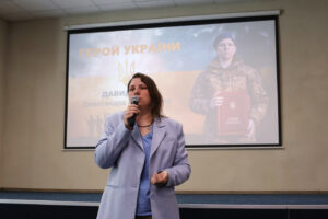 Герой України Олександра Давиденко «Вирва» провела зустріч із курсантами Київського інституту НГУ